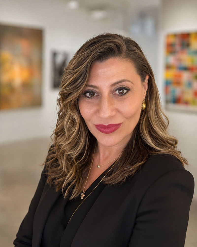 Portrait of the founder of Art + Studio Advisory